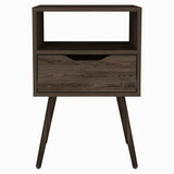 Allie Nightstand, Superior Top, Open Shelf, One Drawer B128P148650