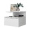 Augusta Floating Nightstand with 2-Tier Shelf and 1-Drawer B128P148656
