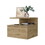 Augusta Floating Nightstand with 2-Tier Shelf and 1-Drawer B128P148657