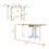 Brooklyn 23 Kitchen Island with Towel Rack and Drawer B128P148678