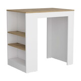 Carroll Computer Desk with Hutch and Storage Shelves B128P148682