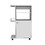 Columba Kitchen Cart, Single Door Cabinet, Four Caster B128P148689
