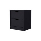 Dillon 2 Drawers Nightstand, Bedside Table with Storage B128P148695