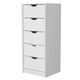 Dillon 4 Drawers Dresser, Chest of Drawers with 2 Cabinets B128P148698