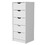 Dillon 5 Narrow Drawer Dresser, Tall Chest of Drawers B128P148699