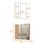 Kenya Medicine Cabinet, Mirror, Double Door, Four Interior Shelves B128P148727