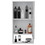 Modesto Medicine Cabinet, One Open Shelf, Mirrored Cabinet with Two Interior Shelves B128P148755