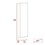 Ruan XL Shoe Rack, Mirror, Five Interior Shelves, Single Door Cabinet B128P148800