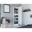 Ruan XL Shoe Rack, Mirror, Five Interior Shelves, Single Door Cabinet B128P148801