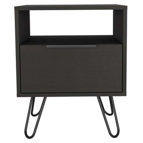 Velvet Coffee Table, One Open Shelf, Single Door Cabinet B128P148822