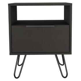 Velvet Coffee Table, One Open Shelf, Single Door Cabinet B128P148822