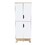 Zurich Double Kitchen Pantry, Double Door Cabinet, Four Shelves B128P148848