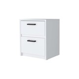 Augusta Floating Nightstand with 2-Tier Shelf and 1-Drawer B128P148862