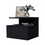 Augusta Floating Nightstand with 2-Tier Shelf and 1-Drawer B128P148862