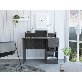 Charlotte Computer Desk with 2 Storage Shelves and Drawer B128P148895