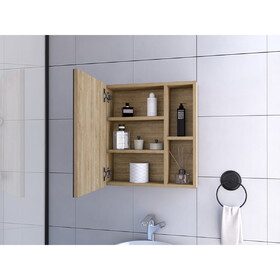Lincoln Mirrored Medicine Cabinet, Five Interior Shelves B128P148930