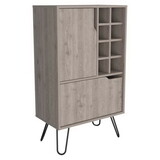 Serbia Kitchen Island, One Cabinet, Four Open Shelves B128P148973