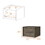 Elfrida Wall-Mounted Nightstand, Sleek Single-Drawer Design with Spacious Top Shelf B128P176107