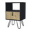 Kimball Nightstand, Ample Storage Design with Hairpin Legs, Drawer an Open Shelf B128P176119