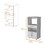 Corsica Pantry Cabinet Microwave Stand, Multi-Function with Drawer B128P176126