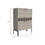 Rowan Bar Cabinet, Six Built-in Wine Rack, Double Door Cabinet B128P176140