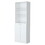 Sutton 2-Door Bookcase, Storage with Multi-Level Shelves and Double Door Design B128P176167