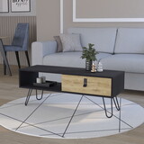 Kimball Coffee Table with Drawer and Hairpin Legs B128P176172