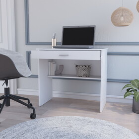 Kaylor Storage Desk, Modern Design with Drawer and Shelf B128P176188