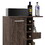 B128P176191 Brown+Engineered Wood+Primary Living Space+Open Storage Space+Modern