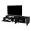 FM FURNITURE Liberty Entertainment Center with Drop-Down Door. Adjustable Legs. Open Storage. and Two Side Cabinets. Wengue B128P283288