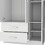 Douglas Armoire in melamine, two drawers, hanging rod and 4 doors. B128S00010