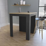 Alameda Kitchen Island, Three Drawers Concealed