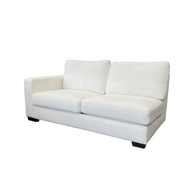 Concord 2 Seater LAF Performance White Linen B131P153232