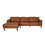 Alta Cognac Top Grain Leather Left Facing Sectional B131P153247