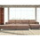 Santa Monica Brown LF Sectional B131P153257