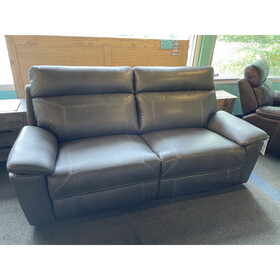 Sterling Manual Grey Air Leather 3 Seater B131P153333