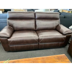 Sterling Manual Brown Air Leather 3 Seater B131P153335