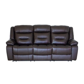 Kalispell Brown Top Grain Leather Sofa Power P-B131P153343