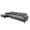 Santa Monica Grey LF Sectional B131S00077