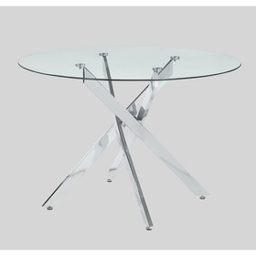 Jetta - Dining Table Base - Pearl Silver B132P161566
