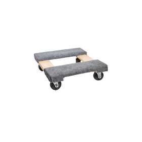 Hardwood Dolly 16" x 16" with Carpet 3" Hard Rubber Wheels B135P164229