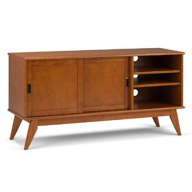 Draper - Mid Century Medium TV Media Stand - Teak Brown B136P158154