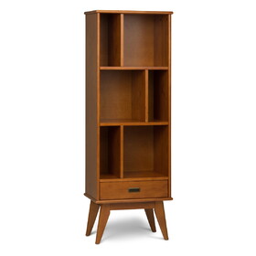 Draper - Mid Century Bookcase and Storage Unit - Teak Brown B136P158158