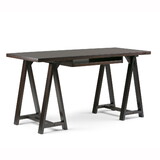 Sawhorse - Desk - Dark Chestnut Brown B136P158231