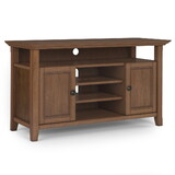 Amherst 54 inch Solid Wood TV Media Stand in Rustic Natural Aged Brown B136P158378