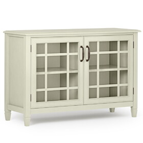 Connaught - Low Storage Cabinet - Antique White B136P158530