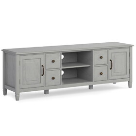 Connaught - 72" Wide TV Stand - Fog Grey B136P158545