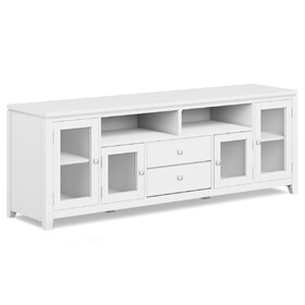 Cosmopolitan - 72" Wide TV Media Stand - White B136P158556