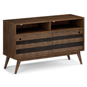 Clarkson - TV Stand - Rustic Natural Aged Brown B136P158780