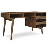 Clarkson - Desk with side drawers - Rustic Natural Aged Brown B136P158782